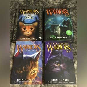 Warriors Books by Erin Hunter 4 Books read on…